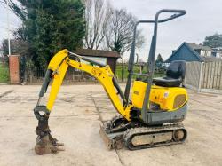 WACKER NEUSON 803 EXCAVATOR *YEAR 2017, 596 HOURS* C/W EXPANDING TRACKS