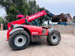 MANITOU 634-120 4WD TELEHANDLER *YEAR 2014, AG-SPEC* C/W PICK UP HITCH *VIDEO*