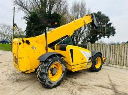 NEW HOLLAND LM133 4WD TELEHANDLER *13 METER REACH* C/W PALLET TINES 