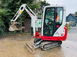 TAKEUCHI TB216 TRACKED EXCAVATOR *YEAR 2019, 1881 HOURS* C/W BUCKETS *VIDEO*