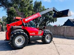 MANITOU 634-120 4WD TELEHANDLER *AG-SPEC* C/W BUCKET & PALLET TINES *VIDEO*