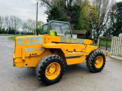 JCB 520 4WD TELEHANDLER C/W 4 WHEEL STEER & PALLET TINES 