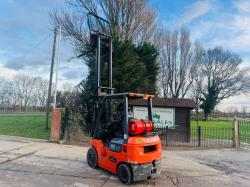 TOYOTA 18 FORKLIFT C/W PALLET TINES *VIDEO*