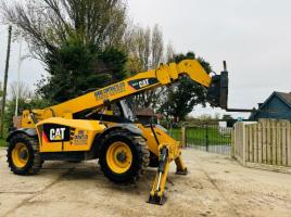 CATERPILLAR TH414 4WD TELEHANDLER *IN LOLA TEST, 4963 HOURS* C/W PALLET TINES 