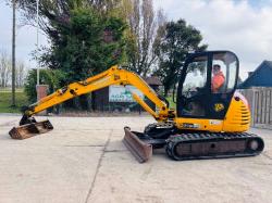 JCB 8060 TRACKED EXCAVATOR *ZERO SWING* C/W QUICK HITCH *VIDEO*