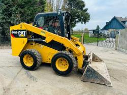 CATERPILLAR 246D SKIDSTEER *YEAR 2017, 2548 HOURS* C/W BUCKET *VIDEO*