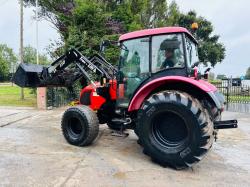 ZETOR 644T 4WD TRACTOR C/W TRAC LIFT FRONT LOADER & BUCKET *VIDEO*