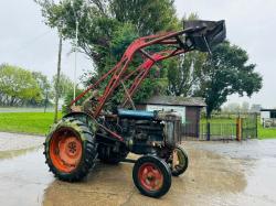 FORDSON E27N TRACTOR C/W PERKINS P6 ENGINE, FRONT LOADER & WINCH *NO VAT, VIDEO*