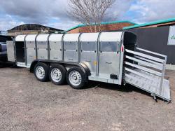 UNUSED IFOR WILLIAMS 14X4 LIVESTOCK TRAILER *YEAR 2021*VIDEO*