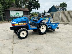 ISEKI LANDHOPE 145 4WD TRACTOR *ONLY 825 HOURS* C/W ROTOVATOR *VIDEO*