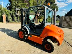 AUSA C150H ROUGH TERRIAN CONTAINER SPEC FORKLIFT C/W PALLET TINES *VIDEO*