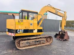 CAT E70B TRACKED EXCAVATOR *C/W 2 BUCKETS AND QUICK HITCH*VIDEO*