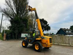 JCB 520 4WD TELEHANDLER C/W 4 WHEEL STEER & PALLET TINES *VIDEO*