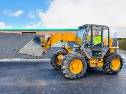 JCB 525-58 TELEHANDLER C/W BUCKET AND TINES*VIDEO*