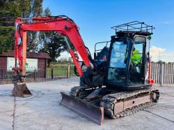 HITACHI ZAXIS ZX85 TRACKED EXCAVATOR *YEAR 2014* C/W QUICK HITCH *VIDEO*