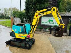 YANMAR B08-3 MICRO TRACKED EXCAVATOR C/W BUCKET *VIDEO*