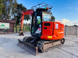 HITACHI ZAXIS ZX85 TRACKED EXCAVATOR *YEAR 2014* C/W QUICK HITCH *VIDEO*