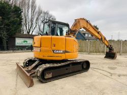 CASE CX75SR TRACKED EXCAVATOR *ZERO SWING* C/W QUICK HITCH *VIDEO*