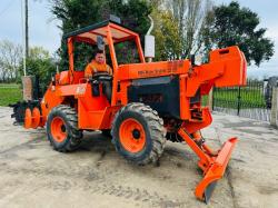 DITCH WITCH 7610DD 4WD TRENCHER C/W FRONT WEIGHTS & BLADE 