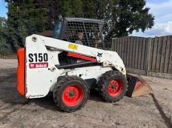 BOBCAT S150 SKIDSTEER *YEAR 2008* C/W BUCKET *VIDEO*