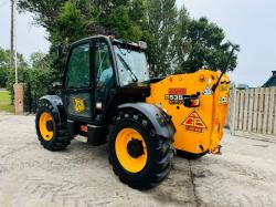 JCB 535-95 4WD TELEHANDLER C/W JOYSTICK CONTROL & PALLET TINES *VIDEO*