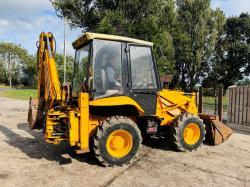 JCB 2CX 4WD BACKHOE DIGGER C/W 4 WHEEL STEER & EXTENDING DIG *VIDEO*