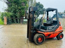 LINDE H30D-03 DIESEL FORKLIFT *CONTAINER SPEC* C/W PERKINS ENGINE *VIDEO*