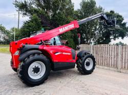 MANITOU MT733 4WD TELEHANDLER *YEAR 2022, ONLY 2254 HOURS* C/W TINES *VIDEO*