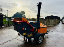  FORST ST8 SINGLE AXLE WOOD CHIPPER *VIDEO*