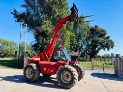 MANITOU MLT628 TURBO 4WD TELEHANDLER C/W PALLET TINES *VIDEO*