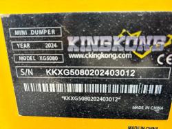 NEW UNUSED KINGKONG XG5080 SELF LOADING TRACKED DUMPER *YEAR 2024 CHOICE OF 2* VIDEO*