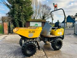 WACKER NEUSON 1501 4WD SWIVEL TIP DUMPER*1763 HOURS* C/W ROLE BAR *VIDEO*