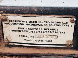 BELARUS 920 4WD TRACTOR *1238 HOURS* C/W LOADER, MUCK FORK, BUCKET & BALE SPIKE *VIDEO*