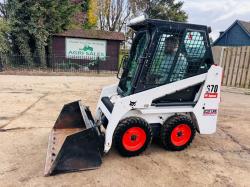 BOBCAT S70 SKIDSTEER *ONLY 211 HOURS, YEAR 2019* C/W BUCKET & FULLY GLAZED CABIN *VIDEO*