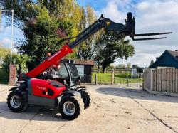 WEIDEMAN T4512 4WD TELEHANDLER *YEAR 2015, ROAD REGISTERED, 3860 HOURS* VIDEO*