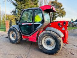 MANITOU 634-120 4WD TELEHANDLER *AG-SPEC* C/W PICK UP HITCH *VIDEO*