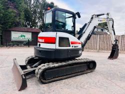 BOBCAT E45 TRACKED EXCAVATOR *YEAR 2019, ONLY 1700 HOURS* C/W QUICK HITCH *VIDEO*