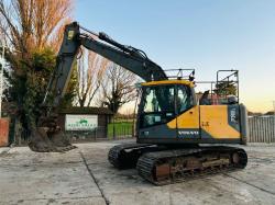 VOLVO EC140EL TRACKED EXCAVATOR *YEAR 2016, 5529 HOURS* C/W QUICK HITCH *VIDEO*