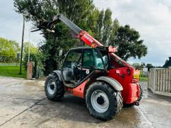 MANITOU MLT634-120 4WD TELEHANDLER *AG-SPEC* C/W PICK UP HITCH *VIDEO*