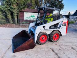 BOBCAT S100 SKIDSTEER *YEAR 2014, 1510 HOURS* C/W BUCKET *VIDEO*