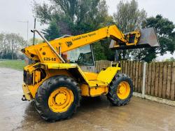 JCB 525-58 4WD TELEHANDLER *AG-SPEC* C/W BUCKET, PALLET TINES & TINE EXTENSIONS *VIDEO*