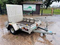 SINGLE AXLE PLANT TRAILER C/W REAR LOADING RAMP *VIDEO*