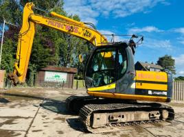 JCB JS130 TRACKED EXCAVATOR * 6996 HOURS * C/W QUICK HITCH *VIDEO*