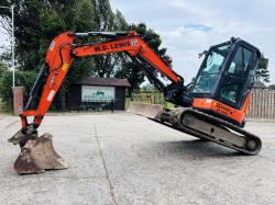 HITACHI ZX48U-5A EXCAVATOR *ZERO SWING, YEAR 2018* C/W 2 X BUCKET'S *VIDEO*