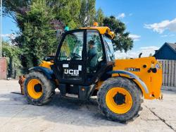 JCB 531-70 4WD TELEHANDLER * YEAR 2018, 1011 HOURS* C/W PALLET TINES *VIDEO*