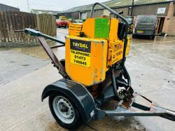 BENFORD MBR7-HE PEDESTRIAL ROLLER C/W TRAILER 