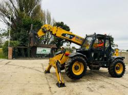 CATERPILLAR TH414 4WD TELEHANDLER *IN LOLA TEST, 4963 HOURS* C/W PALLET TINES 