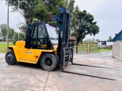 CATERPILLAR VB200B DIESEL FORKLIFT C/W SIDE SHIFT & TINE POSITIONING *VIDEO*