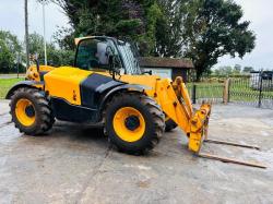 JCB 531-70 4WD TELEHANDLER * YEAR 2018, 3604 HOURS* C/W PALLET TINES *VIDEO*