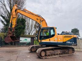 HYUNDAI ROBEX 210LC TRACKED EXCAVATOR *YEAR 2013* C/W QUICK HITCH 